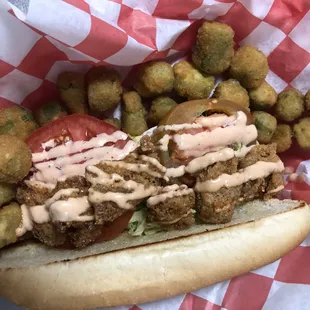 Shrimp po boy