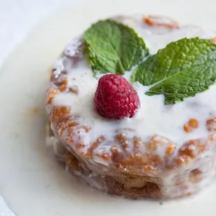 Calling all dessert lovers! Our mouthwatering homemade bread pudding, soaked in a luscious milk and whiskey sauce, is made fresh daily.