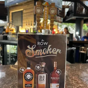 Smoker event Drink specials