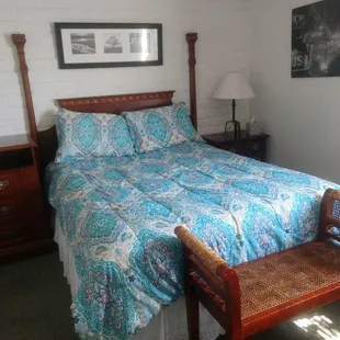 Bright fresh linen and a great bed for sound sleep