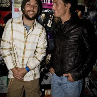 Mishka with Matthew McConaughey