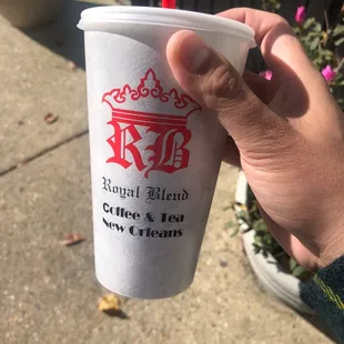 Use styrofoam cups for to go orders