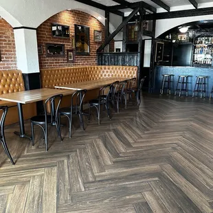 Upstairs banquet room available for rent for your next event !