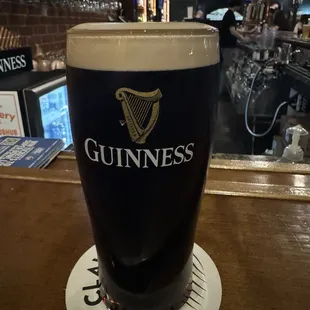 Beautiful pint of Guinness poured by: Tim