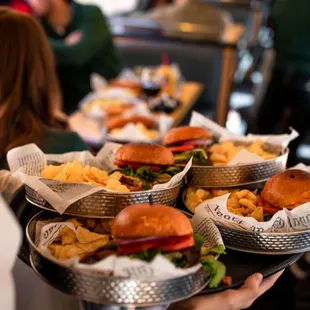 Delicious food is made to order right aboard the train.