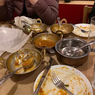 the remains  (or lack thereof)...