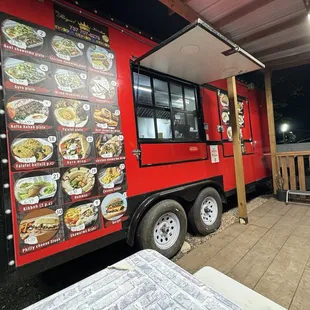 His modest truck, and his service is great.