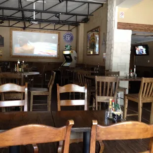 the inside of a restaurant