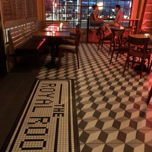 interior, sushi and sashimi