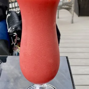premade cocktail, like a slushy. (tasted very weak of alcohol)