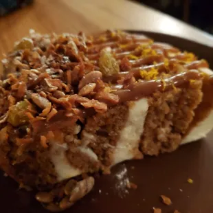 Carrot cake was a delicious decision