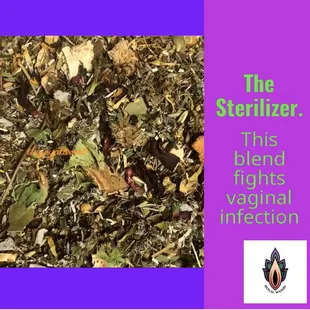 This blend was crafted for women dealing with a yeast infection, BV, or other vaginal irritation/infection accompanied by a discharge.