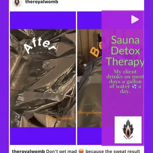 Sauna detox hydration is key.