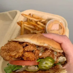 Pretzel Pub Chicken Sando