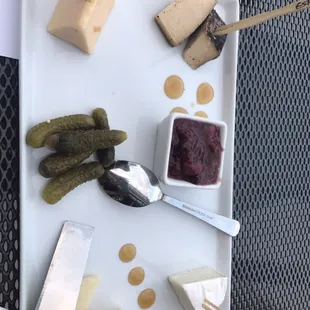 Great cheese plate.