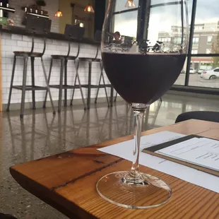 Upscale, relaxed atmosphere