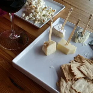 Truffle oil popcorn! Yummo