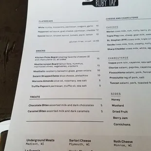 Menu - Feb 2020