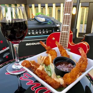 Come enjoy some music and our Bang Bang Shrimp!