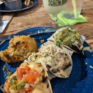 Flaked Fish Taco