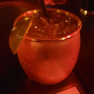 Homemade Moscow mule