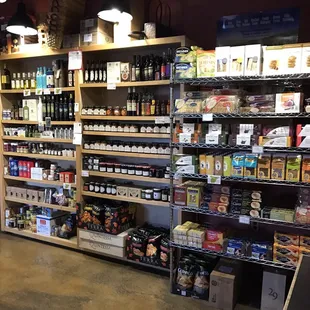 Gourmet food selection. Nice addition.