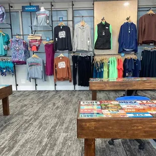 Running apparel for men and women in Martin City's The Running Well Store