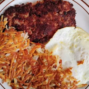 Corned Beef Hash &amp; Eggs with Hash Browns ($14)  11-30-2024
