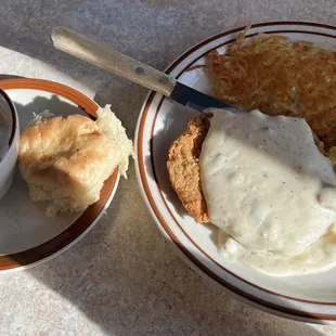 $13 chicken fried steak &amp; eggs