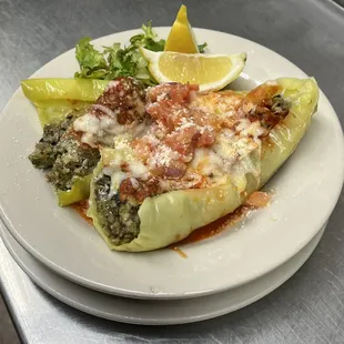 stuffed banana peppers
