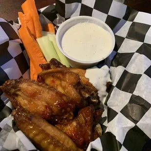 Traditional sweet chili wings