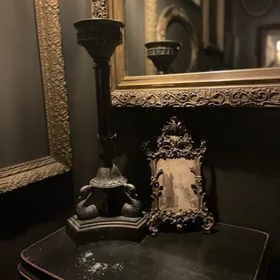 Inside women&apos;s restroom