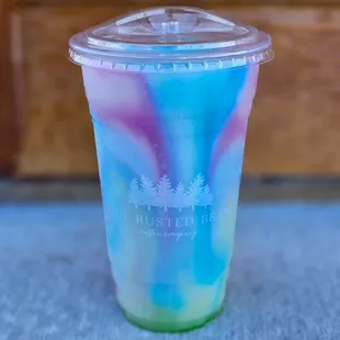 Punky Brewster ~ Blended  -White Lotus, cream, green apple, dragon fruit, blue raspberry