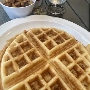 Country potato and waffles!