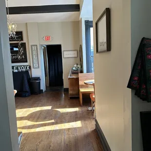 Small room for dining in house