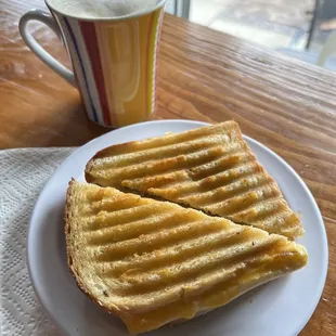 Sausage, egg, cheddar breakfast sandwich