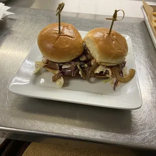 Brisket sliders