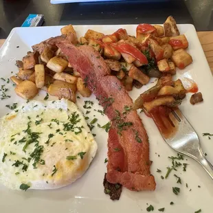 Single egg breakfast