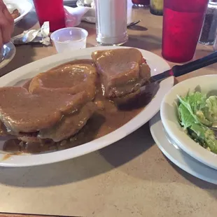 Hot pork tenderloin sandwich!