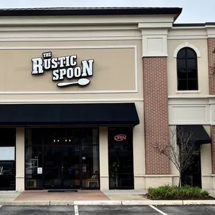 the front of the restaurant
