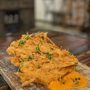 Tempura Enoki (if you like enoki mushrooms, give this a try!)