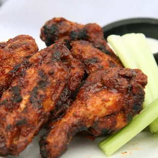 Cajun Grilled BBQ wings.  Voted Best WIngs in Westlake 5 years in a row.