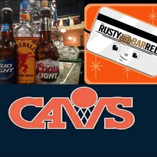 several bottles of beer and a card