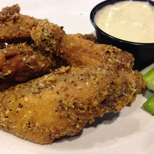 6 Pepper Garlic Parmesan Wings