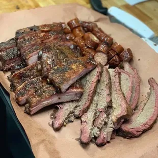 ribs and sausage