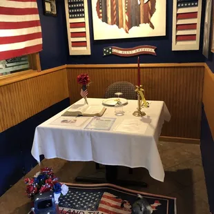 A table is always set at Rusty cow in memory of those who didn&apos;t make it home.