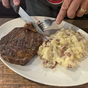 Ribeye &amp;  mashed potatoes