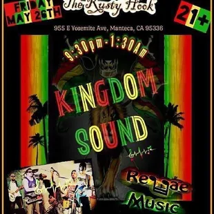 a poster for kingdom sound
