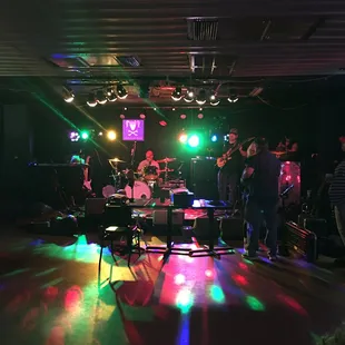 A view of the stage