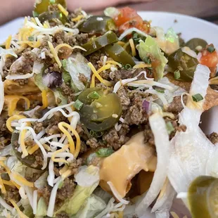 Beef Nachos, no sour cream